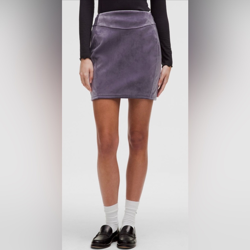 Lululemon Scuba High-Rise Mini Skirt *Velvet - Nightfall NWT